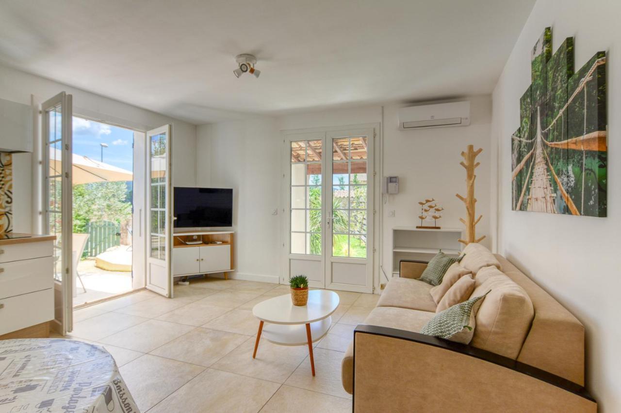 Villa T2 Independante Piscine Privee Jardin Бук-Бел-Ер Екстериор снимка